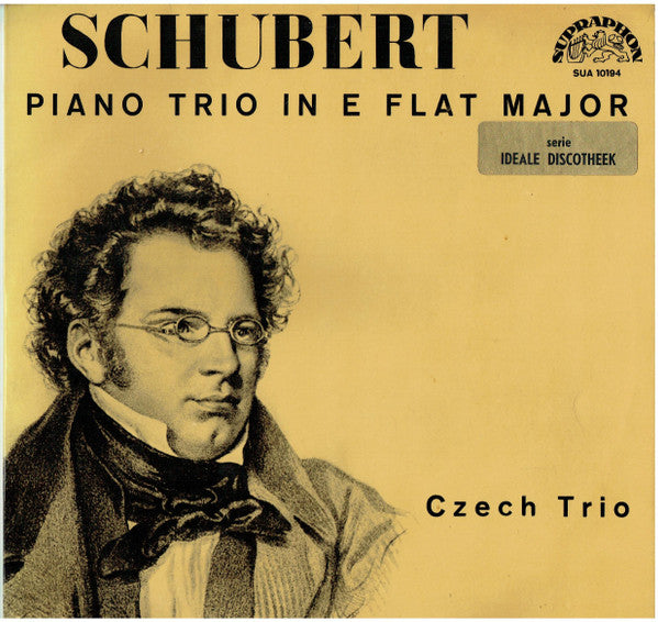 Franz Schubert, Czech Trio : Piano Trio In E Flat Major (LP, Album, Mono)