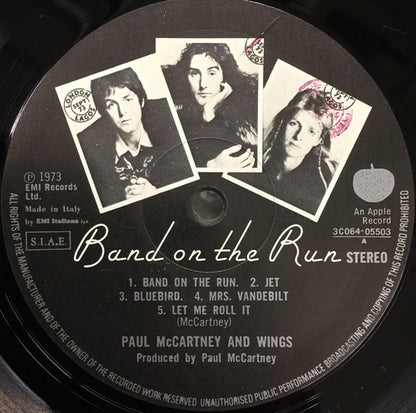 Wings (2) : Band On The Run (LP, Album)