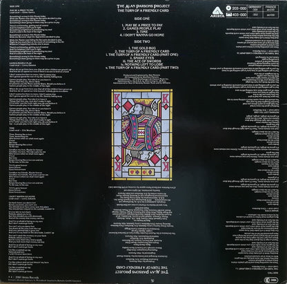 The Alan Parsons Project : The Turn Of A Friendly Card (LP, Album)