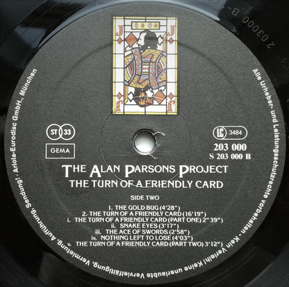 The Alan Parsons Project : The Turn Of A Friendly Card (LP, Album)