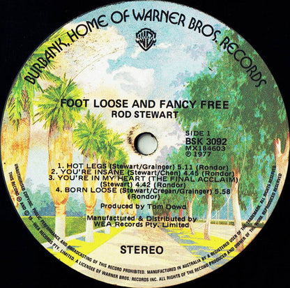 Rod Stewart : Foot Loose & Fancy Free (LP, Album)