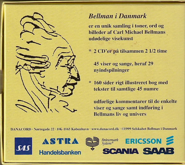 Various : Bellman i Danmark (2xCD + Box)