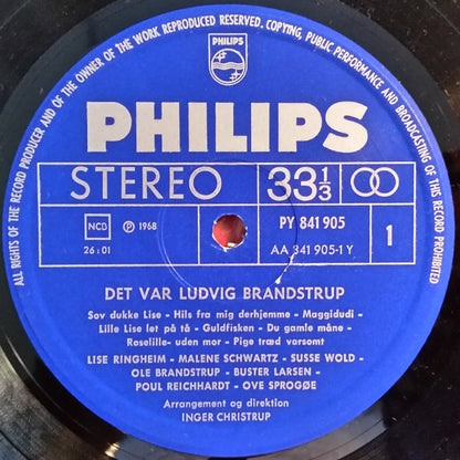 Various : Det Var Ludvig Brandstrup (LP, Comp)