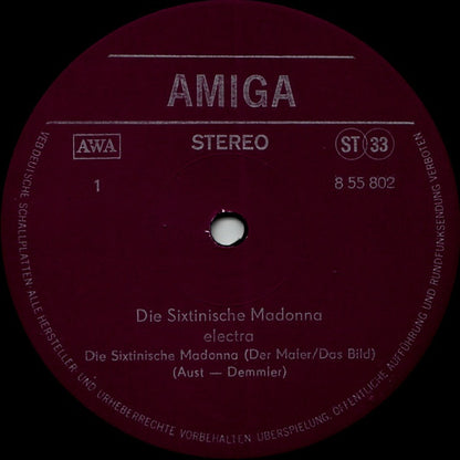 Electra (7) : Die Sixtinische Madonna (LP, Album, Red)