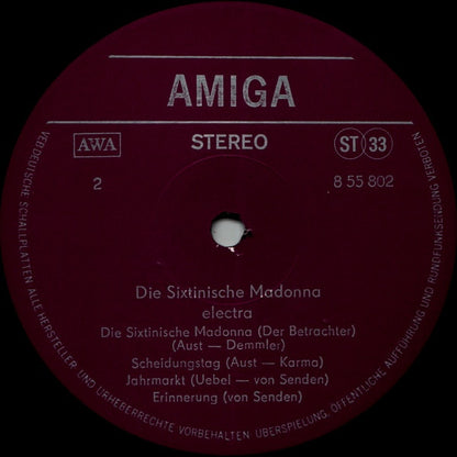 Electra (7) : Die Sixtinische Madonna (LP, Album, Red)