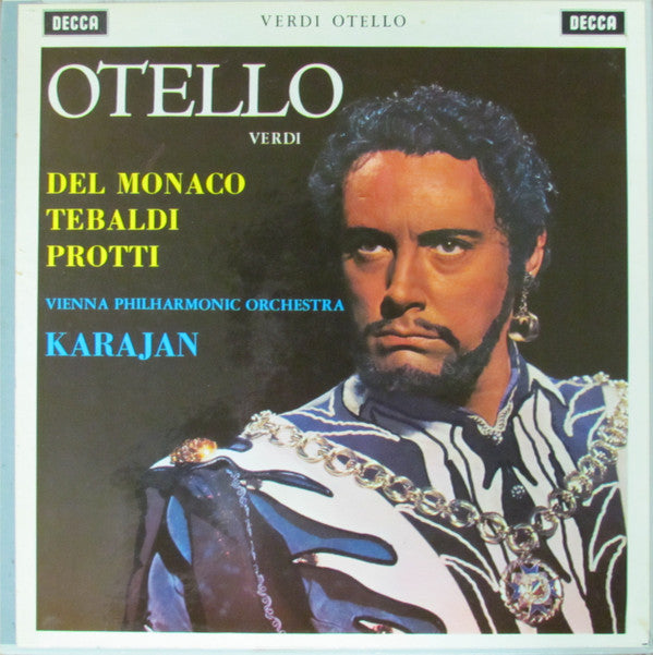 Giuseppe Verdi, Mario del Monaco, Renata Tebaldi, Aldo Protti, Wiener Philharmoniker, Herbert von Karajan : Otello (3xLP + Box)