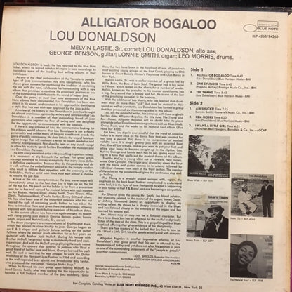 Lou Donaldson : Alligator Bogaloo (LP, Album)