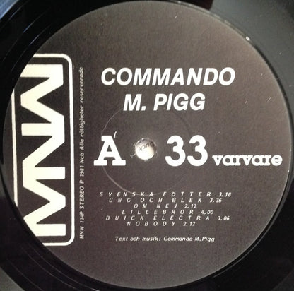 Commando M. Pigg : Commando M. Pigg (LP, Album)