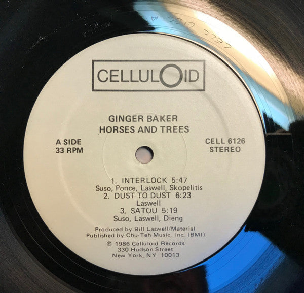 Ginger Baker : Horses And Trees (LP, Album, Eng)