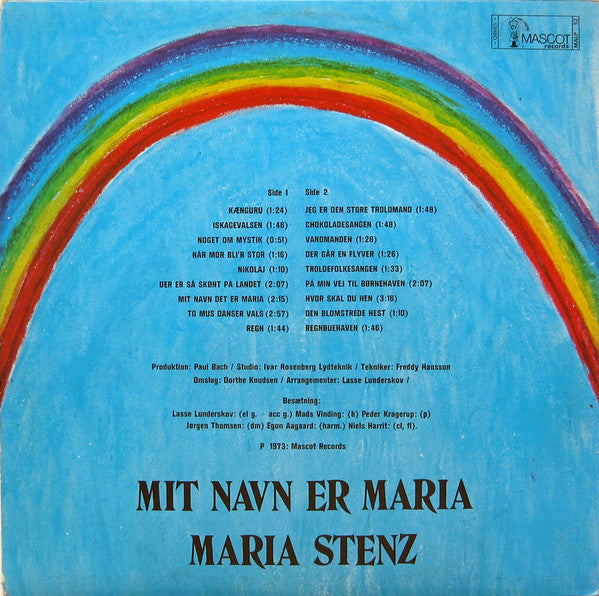 Maria Stenz : Mit Navn Er Maria (LP, Album)