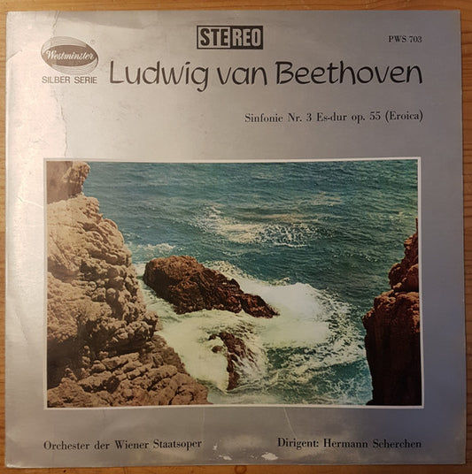 Ludwig Van Beethoven, Orchester Der Wiener Staatsoper, Hermann Scherchen : Sinfonie Nr. 3 Es-dur Op. 22 (Eroica) (LP, Album)