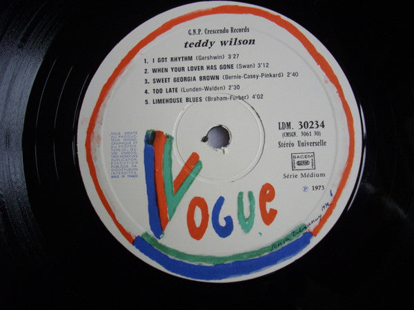 Teddy Wilson : Teddy Wilson (LP, Comp)