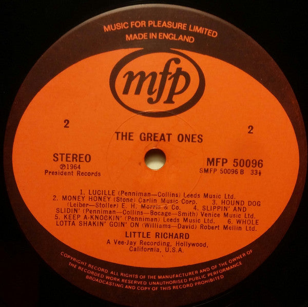 Little Richard : The Great Ones (LP, Comp)