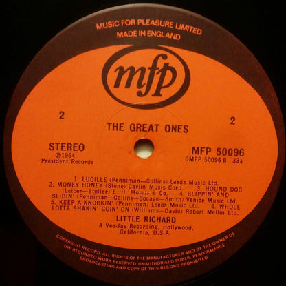 Little Richard : The Great Ones (LP, Comp)