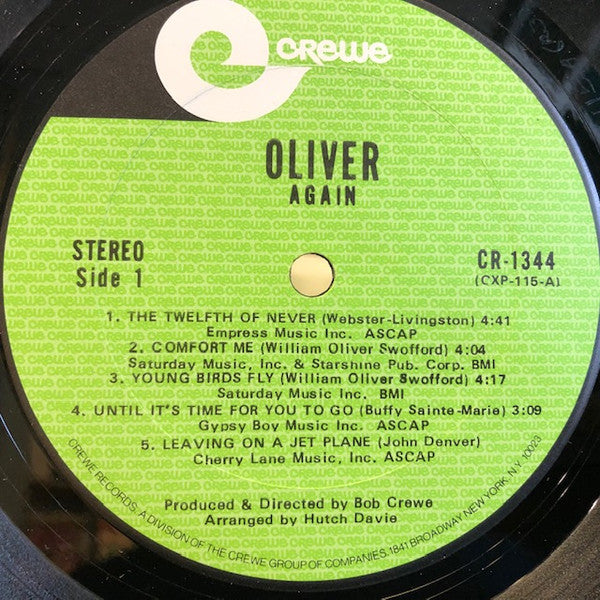 Oliver (6) : Again (LP, Album, Ter)