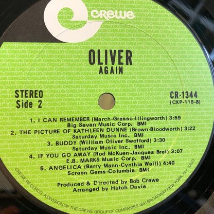 Oliver (6) : Again (LP, Album, Ter)