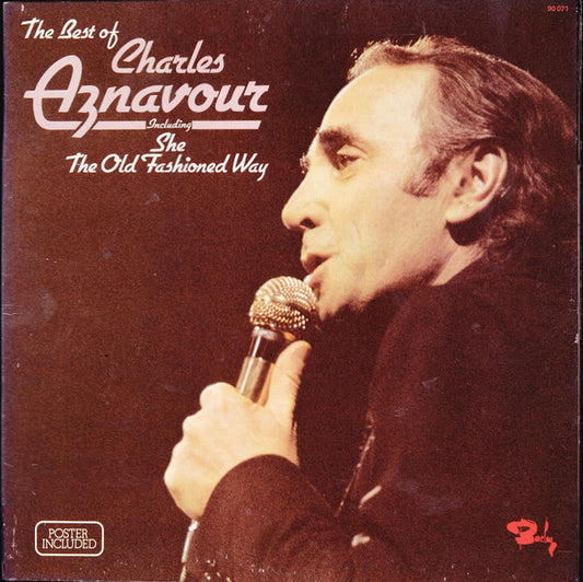 Charles Aznavour : The Best Of Charles Aznavour (LP, Comp, RE, Gat)