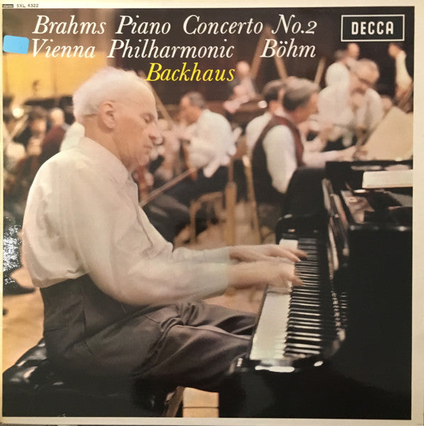 Johannes Brahms, Wiener Philharmoniker, Karl Böhm, Wilhelm Backhaus : Piano Concerto No.2 (LP, RP, NB)