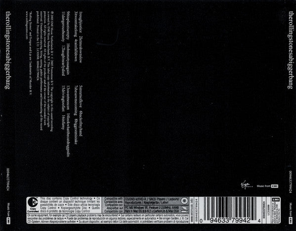 The Rolling Stones : A Bigger Bang (CD, Album, Copy Prot.)