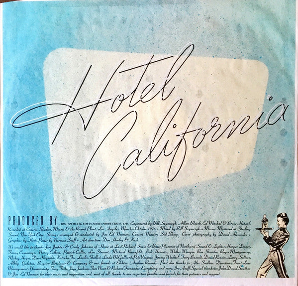 Eagles : Hotel California (LP, Album, Gat)