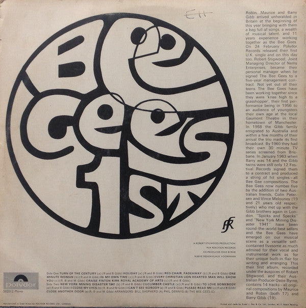 Bee Gees : Bee Gees' 1st (LP, Album, Mono)