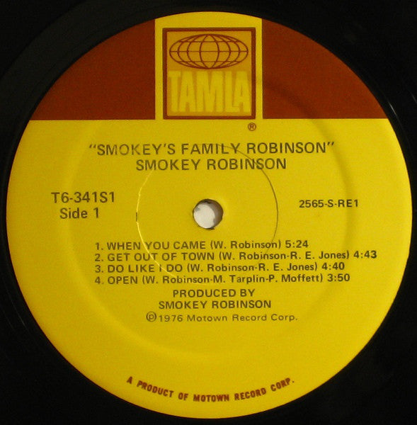Smokey Robinson : Smokey's Family Robinson (LP, Album)