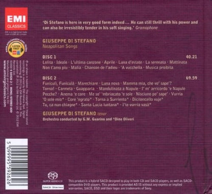 Giuseppe Di Stefano : Neapolitan Songs (2xSACD, Hybrid, Album, Comp, RM)