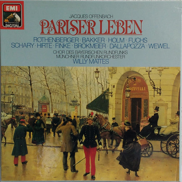 Jacques Offenbach - Chor Des Bayerischen Rundfunks, Münchner Rundfunkorchester, Willy Mattes : Pariser Leben (2xLP, Album + Box)