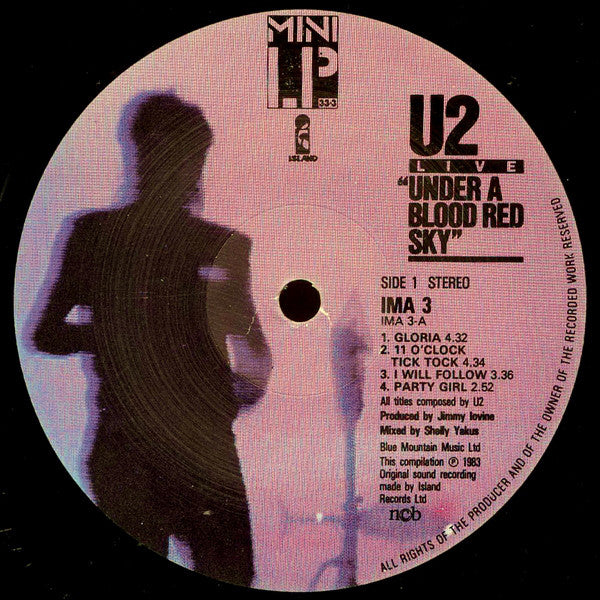 U2 : Live "Under A Blood Red Sky" (LP, MiniAlbum)