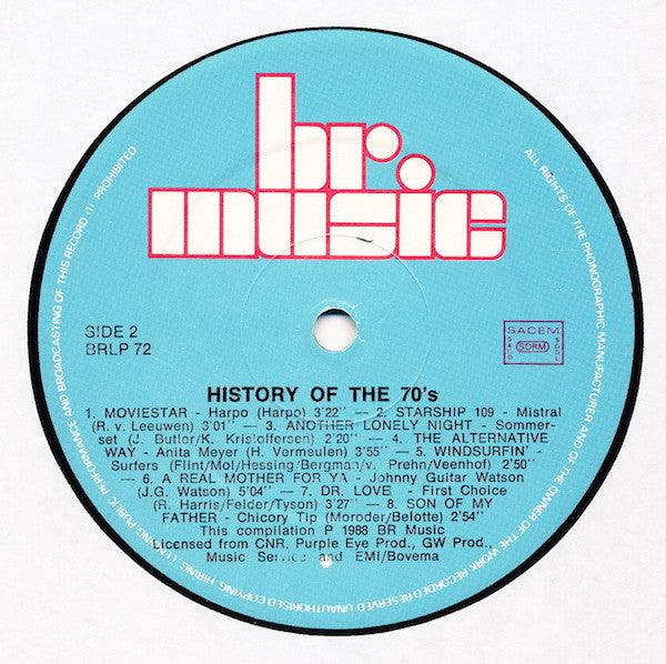 Various : History Of The 70's (LP, Comp)