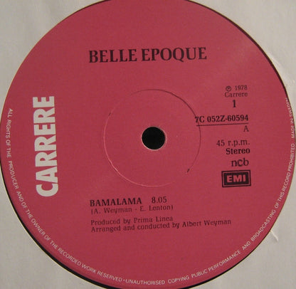 Belle Epoque : Bamalama (12")