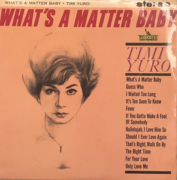 Timi Yuro : What's A Matter Baby (LP, Album)