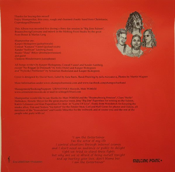 Shampoo Bar : Shampoo Bar (LP, Album)