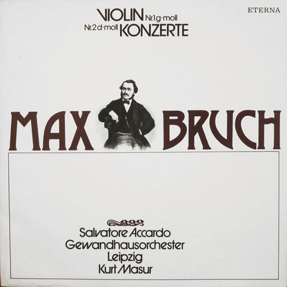 Max Bruch, Salvatore Accardo, Gewandhausorchester Leipzig, Kurt Masur : Violinkonzerte Nr.1 G-moll / Nr.2 D-moll  (LP, RP, Blu)