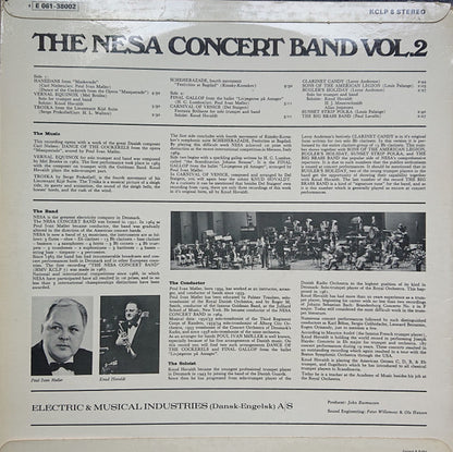 The Nesa Concert Band Conducted By  Poul Ivan Møller Featuring Knud Hovaldt : The Nesa Concert Band Vol. 2 (LP, Album)