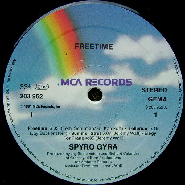 Spyro Gyra : Freetime (LP, Album)