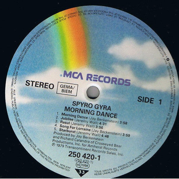 Spyro Gyra : Morning Dance (LP, Album, RE)