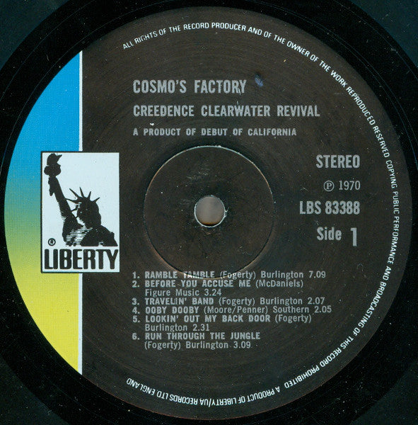 Creedence Clearwater Revival : Cosmo's Factory (LP, Album, Lam)