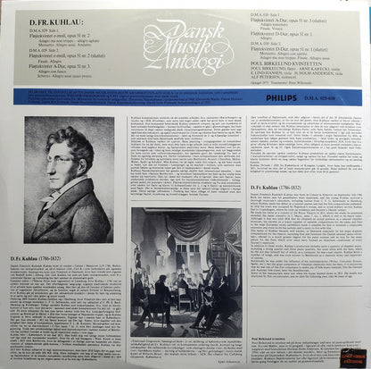 Daniel Friedrich Rudolph Kuhlau, Poul Birkelund Quartett : 3 Kvintetter For Fløjte (2xLP)