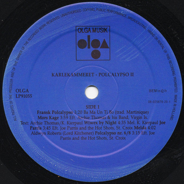Karlekammeret : Polcalypso II (LP, Album)