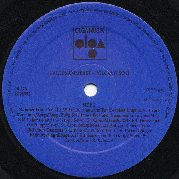 Karlekammeret : Polcalypso II (LP, Album)