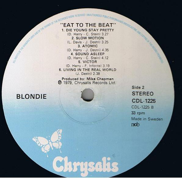 Blondie : Eat To The Beat (LP, Album)