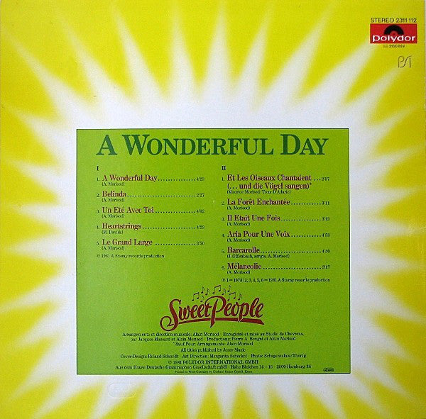 Sweet People : A Wonderful Day (LP, Album)