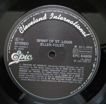 Ellen Foley : Spirit Of St. Louis (LP, Album)
