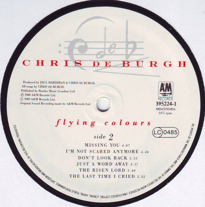 Chris de Burgh : Flying Colours (LP, Album)