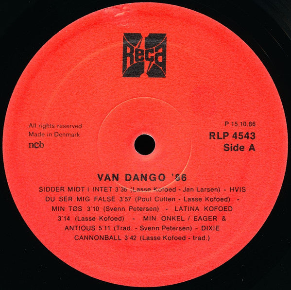 Van Dango : van Dango '86 (LP, Album)