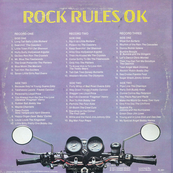 Various : Rock Rules OK (3xLP, Comp)