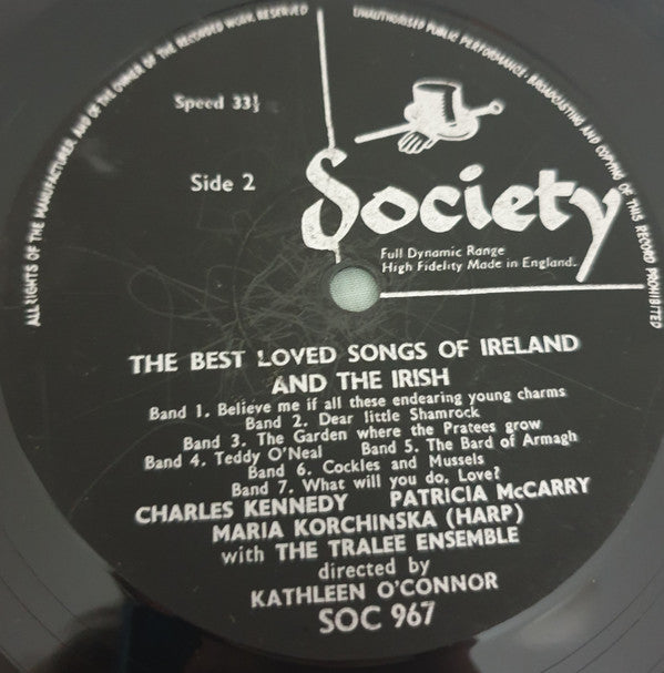 Charles Kennedy & Patricia McCarry, Maria Korchinska, Tralee Ensemble : The Best Loved Songs Of Ireland And The Irish  (LP)