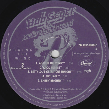 Bob Seger And The Silver Bullet Band : Against The Wind (LP, Album)