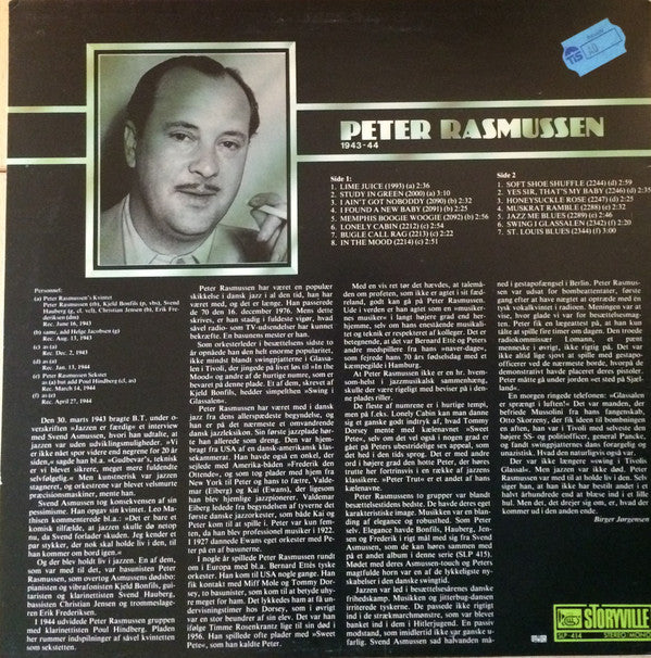 Peter Rasmussen : Danish Jazz Vol. 5 (Pete Rasmussen 1943-44) (LP, Comp, Mono)